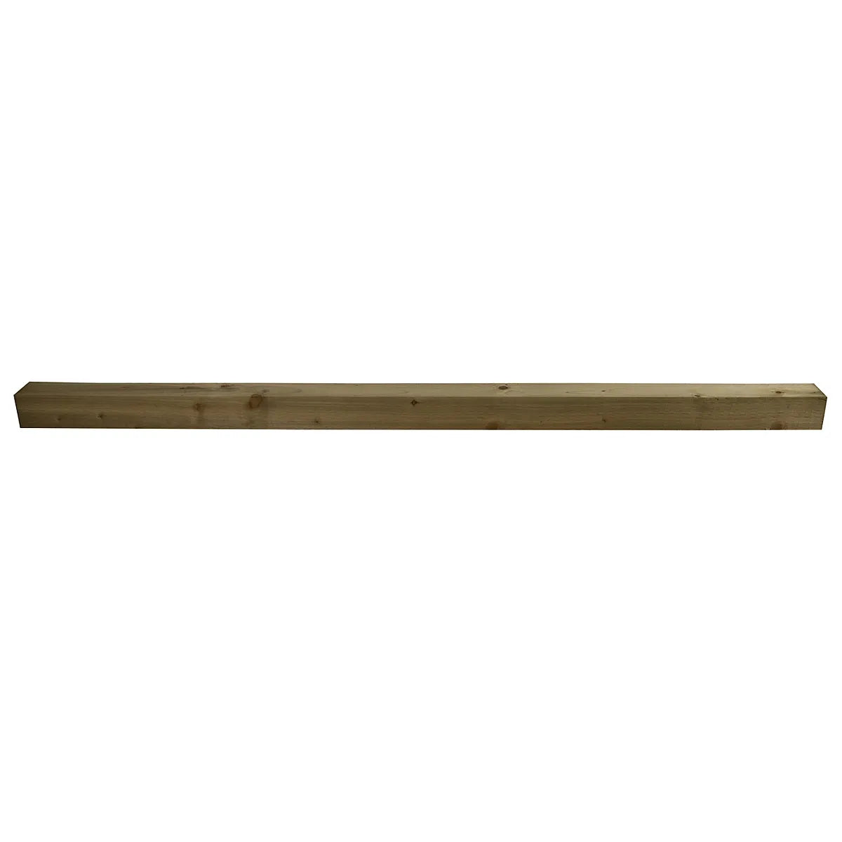 Forest Garden Square Timber Fence post (H)2.4m (W)100mm