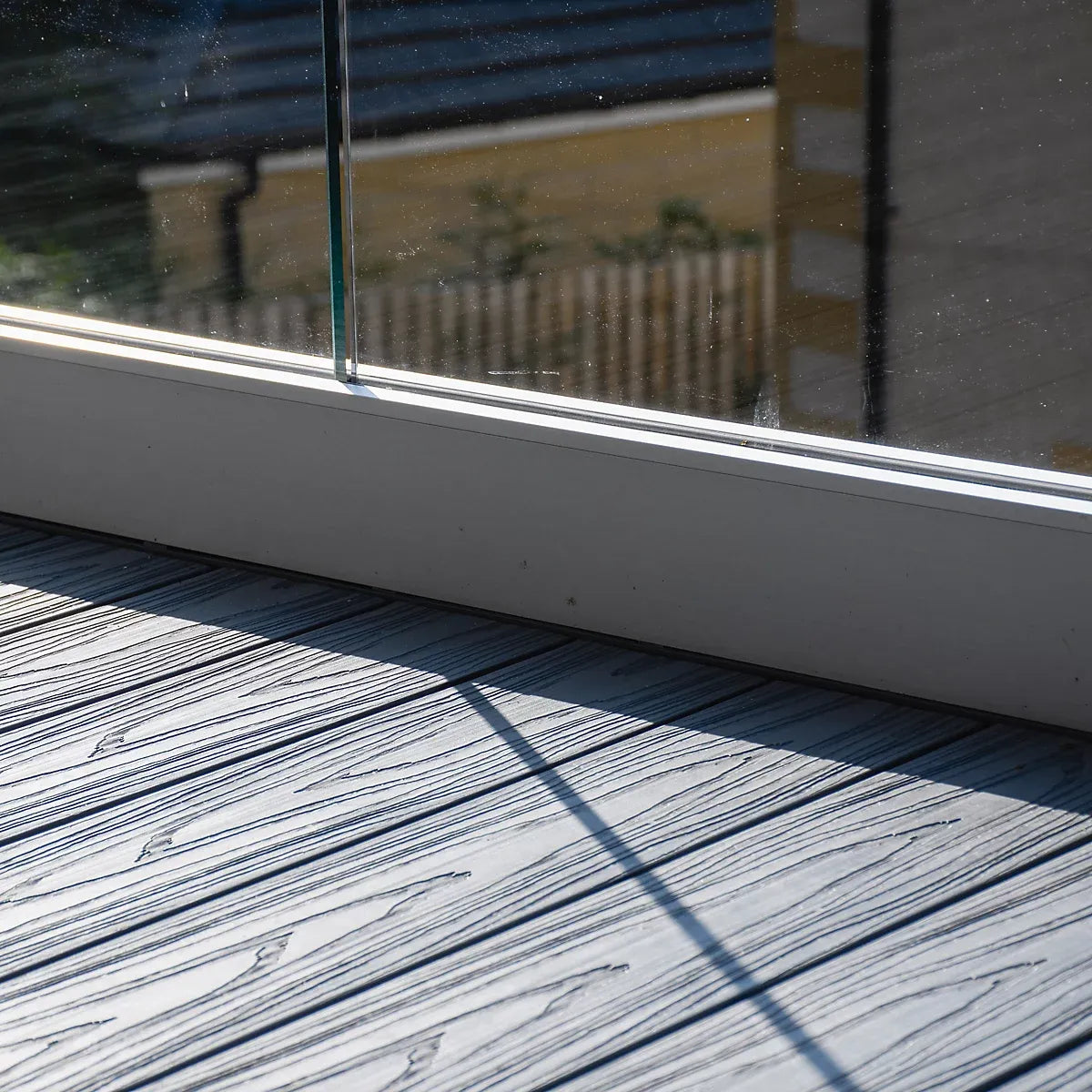 Habitat+ Grey Composite Deck board (L)2.4m (W)135mm (T)22mm