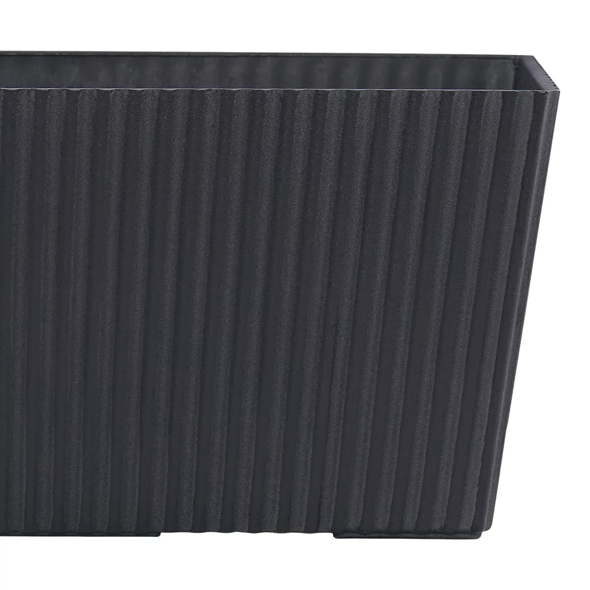 Verve 17L Black Plastic Rectangular Trough (H)21cm (W)60cm (D)60cm