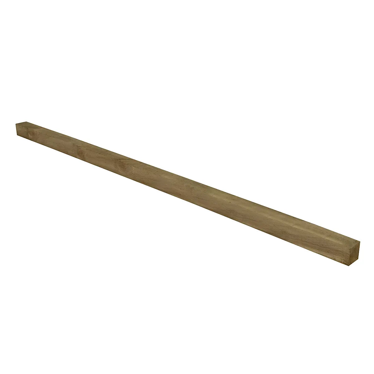 Blooma Green Square Wooden Fence post (H)2.4m (W)75mm