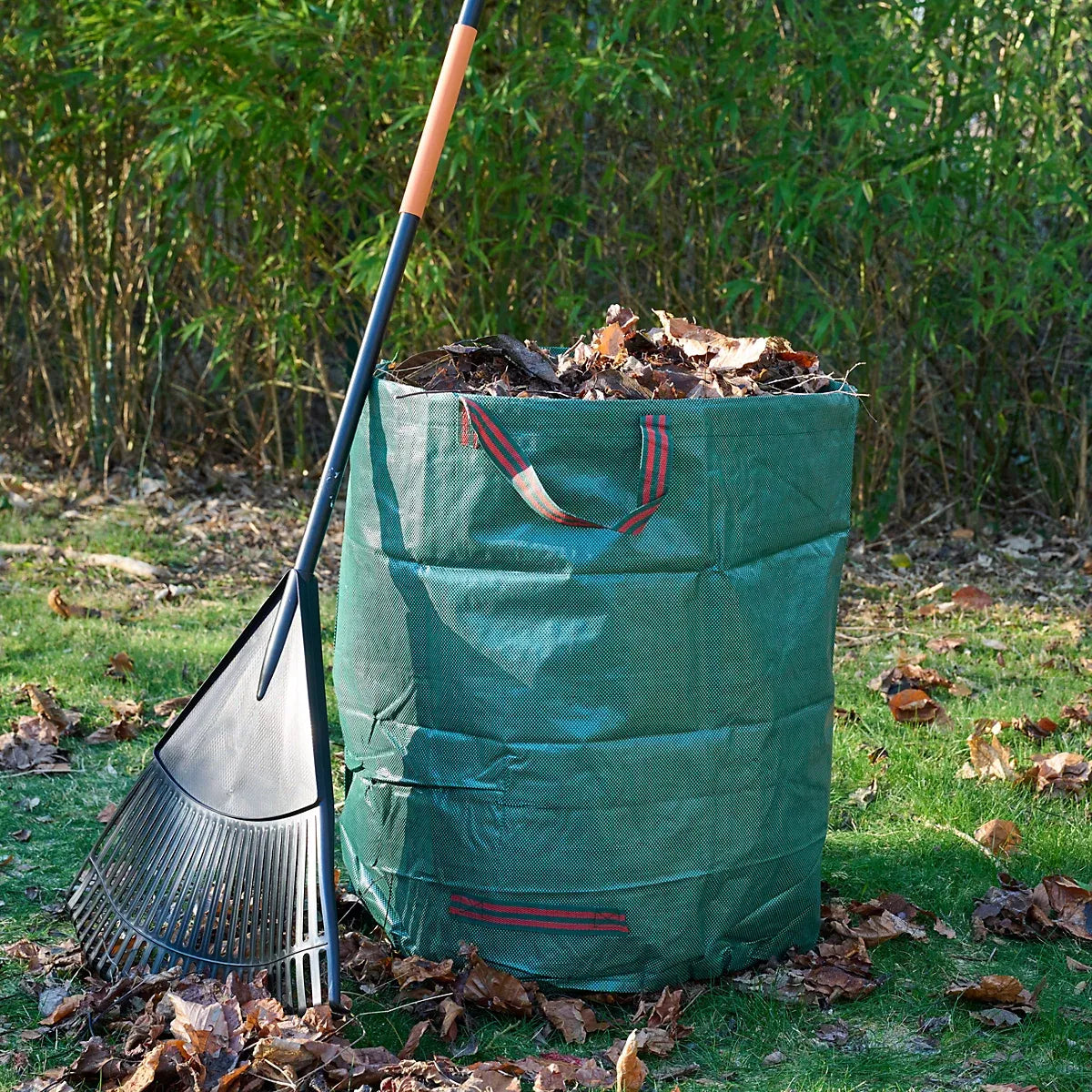 Verve Heavy duty Green Garden sack, 220L 40kg